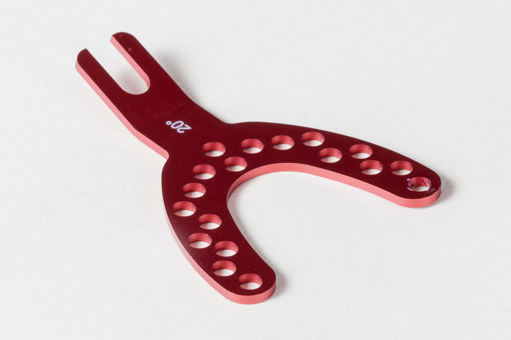 Bissgabel 20° - Rot